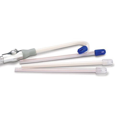 Total-Comfort Soft Tip Aspirators Blue/Clear, 100/Pkg.