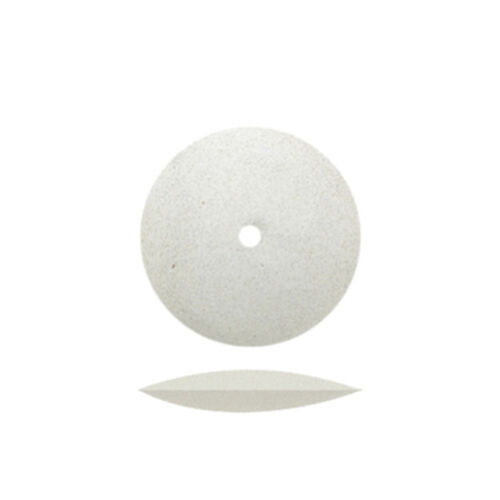 Rubber Wheels 7/8", White Flexies Knife Edge, 100/Box