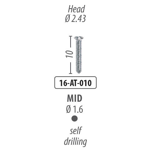 Screws and Tacks 1.4 mm x 10 mm, Micro Auto-Screw