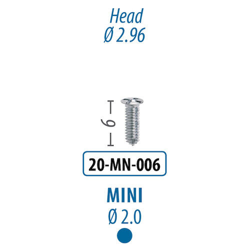 Screws and Tacks 2.0 mm x 6 mm, Mini Screw