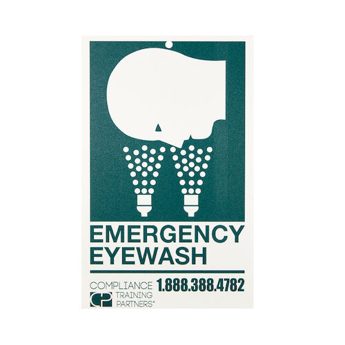 Eyewash Sign Eyewash Sign, 11 x 7