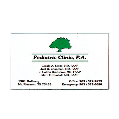 Business Card Magnets One Color, 500/Box