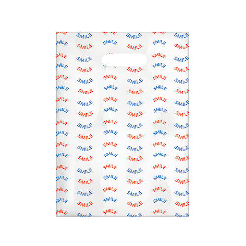 Specialty Scatter Bags Smile in Red and Blue Scatter Bag, 7.5" x 10", 100/Pkg