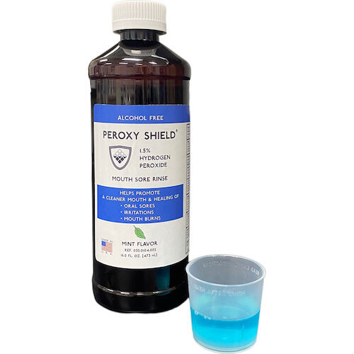 Peroxy Shield 1.5% Hydrogen Peroxide Rinse Mint, 16 oz.