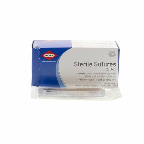 Chromic Gut Sutures 3/8" Reverse Cutting, NFS-2, 4/0, 18", 12/Box