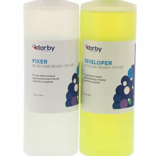 30 Second Chairside Developing Solution Pre-Mixed, Set, 1 Quart Each