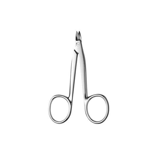 Crown & Gold Scissors 3 1/2 in Curved  (SCGCP)