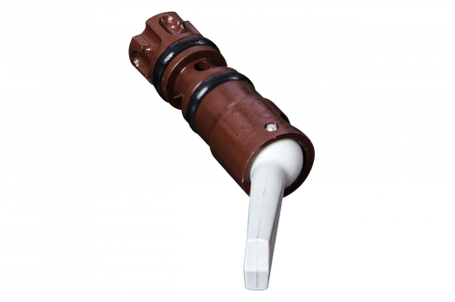 Toggle Valve Replacement Cartridge, Momentary, 2-Way, Normally Closed, Brown w/ Gray Toggle