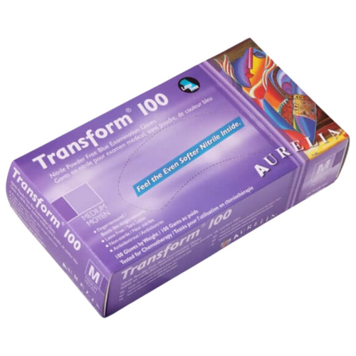 Transform Nitrile Gloves Powder Free 100/box