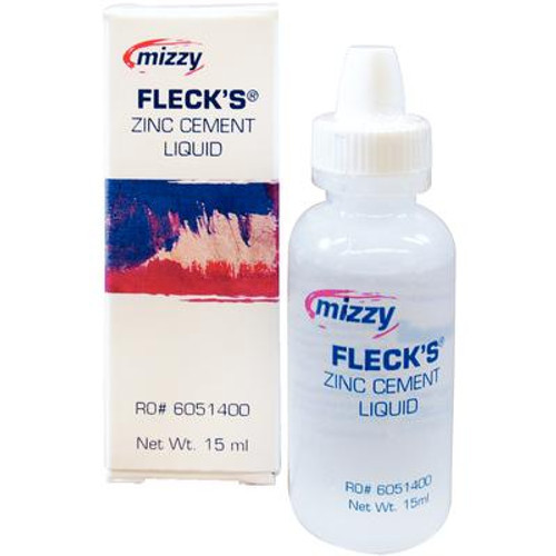 Fleck's Zinc Cement Liquid 15ml Bottle (Keystone - 6051400) - exp. 04/2025