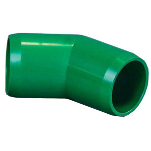 Green 1/2" Furniture Fitting 45 Elbow (FF-45-005-GREEN)
