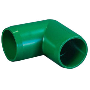 Green 1/2" Furniture Fitting 90 Elbow (FF-90-005-GREEN)