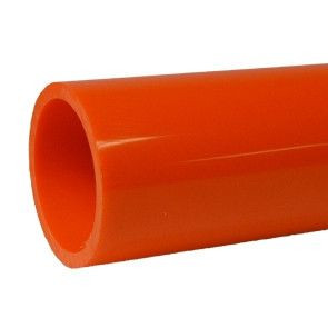 1-1/2" Orange Sch 40 Furniture Grade Pipe - 5ft (FF-5FT-015-ORANGE)