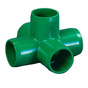 Green 1-1/2" Furniture Fitting 5-way (FF-5W-015-GREEN) Green 1-1/2" Furniture Fitting 5-way (FF-5W-015-GREEN)