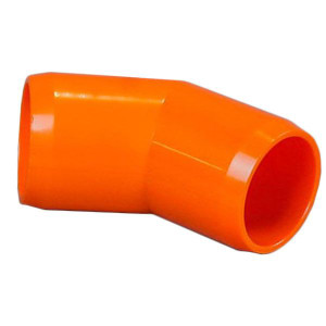 Orange 1" Furniture Fitting 45 Elbow (FF-45-010-ORANGE)