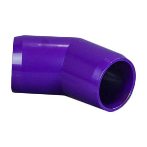 Purple 1" Furniture Fitting 45 Elbow (FF-45-010-PURPLE)