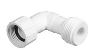 3/4" Female Garden Hose Swivel x 3/4" Male Garden Hose Elbow Fitting 3/4" Female Garden Hose Swivel x 3/4" Male Garden Hose Elbow Fitting