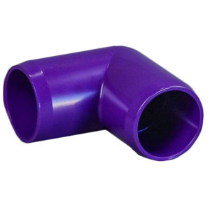 Purple 3/4" Furniture Fitting 90 Elbow (FF-90-007-PURPLE) Purple 3/4" Furniture Fitting 90 Elbow (FF-90-007-PURPLE)