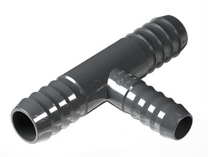 1 1/2" x 1 1/2" x 3/4" Reducing Tee Insert Fitting 1 1/2" x 1 1/2" x 3/4" Reducing Tee Insert Fitting