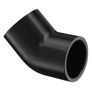 3/4" Black Sch 40 PVC 45 Elbow Soc 417-007B