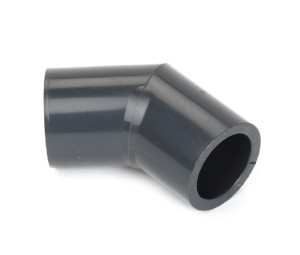 3/8" 45° Elbow, Slip x Slip PVC Fittings Schedule 80