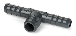 3/4" Tee Insert x Insert x Mipt Fitting