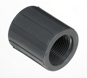 3/8" x 1/4" Reducing Coupling Fipt x Fipt PVC Fitting Schedule 80