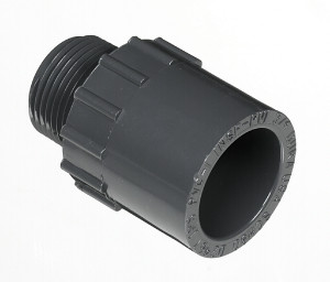 1 Male Adapter Mipt x Slip PVC Fitting Schedule 80