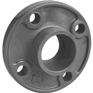 2 1/2" PVC Flange, Schedule 80, Solid Style, Slip