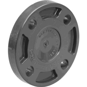 1" PVC Flange, Schedule 80, Blind