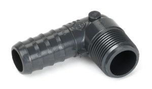 1 1/2" 90° Elbow Insert x Mipt Fitting