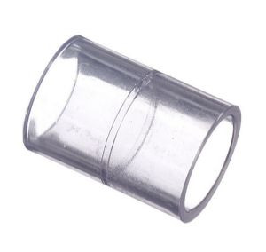 1 1/4" Coupling Slip x Slip Clear PVC Fitting Schedule 40