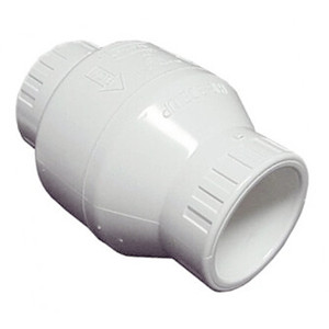 1" PVC Swing Check Valve, Slip x Slip