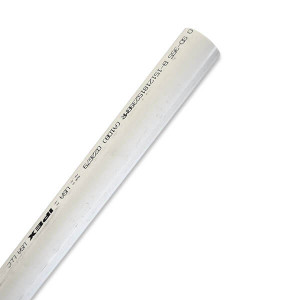 2" Schedule 40 White PVC Pipe 4004-020AB - 5ft 2" Schedule 40 White PVC Pipe 4004-020AB - 5ft