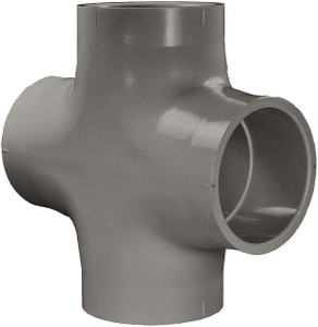 1/2" Schedule 80 PVC Cross 820-005