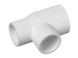 3/4" x 1/2" x 1/2" Reducing Tee Slip x Slip x Slip PVC Fittings Schedule 40 3/4" x 1/2" x 1/2" Reducing Tee Slip x Slip x Slip PVC Fittings Schedule 40