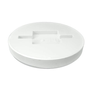 6" DWV PVC Cleanout Plug - Flush P110-060