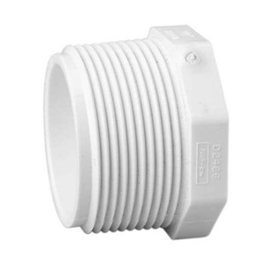 6" Sch 40 PVC Plug Mipt 450-060 6" Sch 40 PVC Plug Mipt 450-060