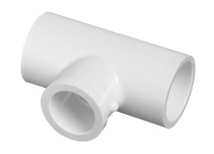 2 1/2" x 2 1/2" x 3/4" Reducing Tee Slip x Slip x Slip PVC Fittings Schedule 40 2 1/2" x 2 1/2" x 3/4" Reducing Tee Slip x Slip x Slip PVC Fittings Schedule 40