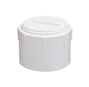 6" x 6" DWV PVC Fitting Cleanout w/ Countersunk Plug D8506