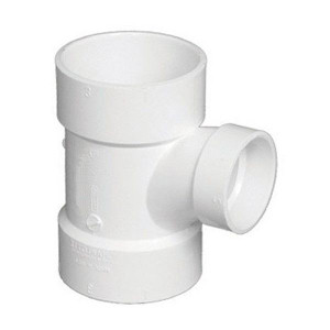 14" x 4" DWV PVC Sanitary Reducing Tee 3790-694 14" x 4" DWV PVC Sanitary Reducing Tee 3790-694