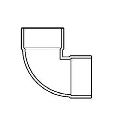 14" DWV PVC Vent Elbow 3706-140