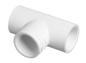 4" Tee Slip x Slip x Fipt PVC Fittings Schedule 40 4" Tee Slip x Slip x Fipt PVC Fittings Schedule 40