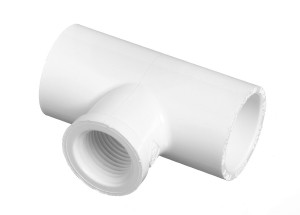 1" x 1" x 3/4" Reducing Tee Slip x Slip x Fipt PVC Fittings Schedule 40 1" x 1" x 3/4" Reducing Tee Slip x Slip x Fipt PVC Fittings Schedule 40