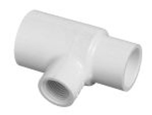 1 1/4" x 1" x 1/2" Reducing Tee Slip x Slip x Fipt PVC Fittings Schedule 40 1 1/4" x 1" x 1/2" Reducing Tee Slip x Slip x Fipt PVC Fittings Schedule 40