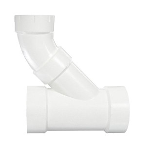 8" x 6" DWV PVC Reducing Wye and 1/8 Bend (2 pc) D504-585