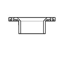 4" x 4" / 4" x 3" DWV PVC Flush Closet Flange P815-040