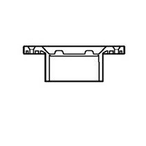 4" x 4" / 4" x 3" DWV PVC Flush Closet Flange w/ Knockout P815KO-040/D815-422