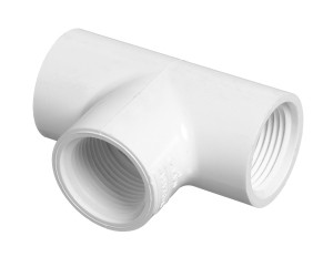 1 1/4" Tee Fipt x Fipt x Fipt PVC Pipe Fittings Schedule 40 1 1/4" Tee Fipt x Fipt x Fipt PVC Pipe Fittings Schedule 40