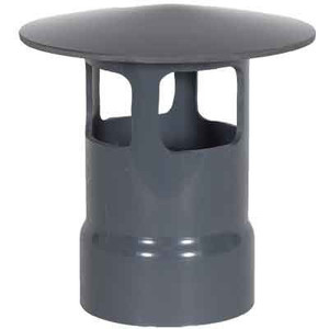 9" PVC Duct Rain Cap A 1034-WCA-09